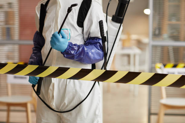 Professional Biohazard Cleanup technician working in Falmouth, VA